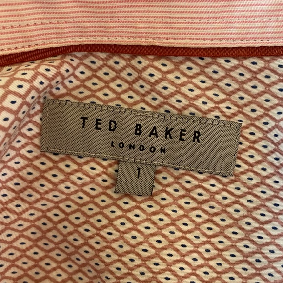 Ted Baker London Floral Hawaiian Print Shirt Size 1 (XS) - Picture 4 of 8